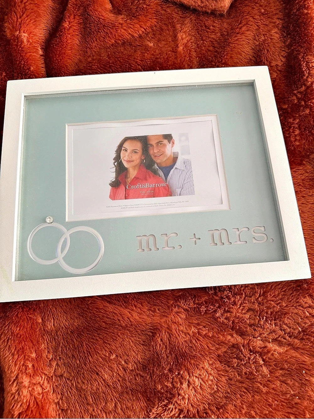 Kohl's Laser Cut Captions Photo Frame Mr. & Mrs